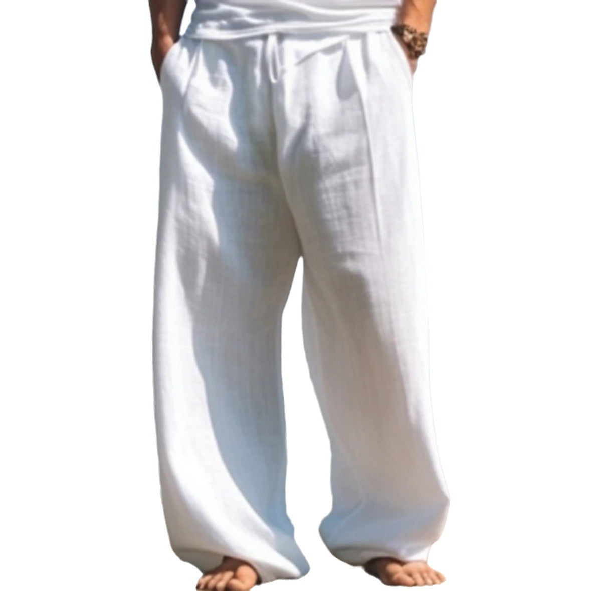 Outdoor Casual Pants Beach Solid Color Straight