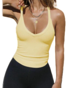 Sports Vest Yoga V-neck Halter Top